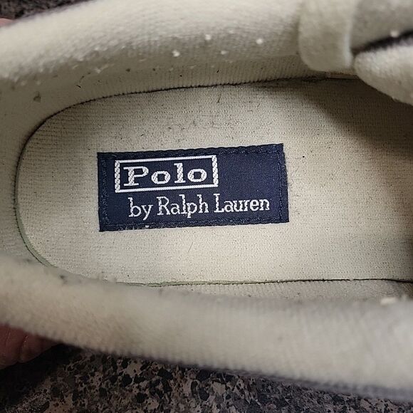 Polo Ralph Lauren Humberto Men\'s Shiny Gray Mesh Sneakers Size 10D‎ main image 3